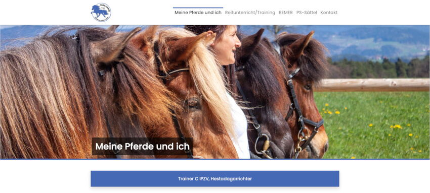 Startseite Website ISI Reitspaß 2021