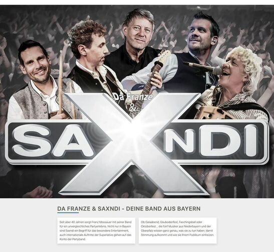 Startseite Website SAXNDI 2022