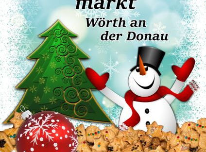 Druckvorlage Plakat Wörther Weihnachtsmarkt