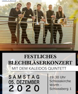 Festliches Blechbläserkonzert mit dem Kaleidos Quintett