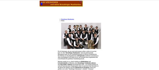 Startseite Website Straubinger Musikanten 2013