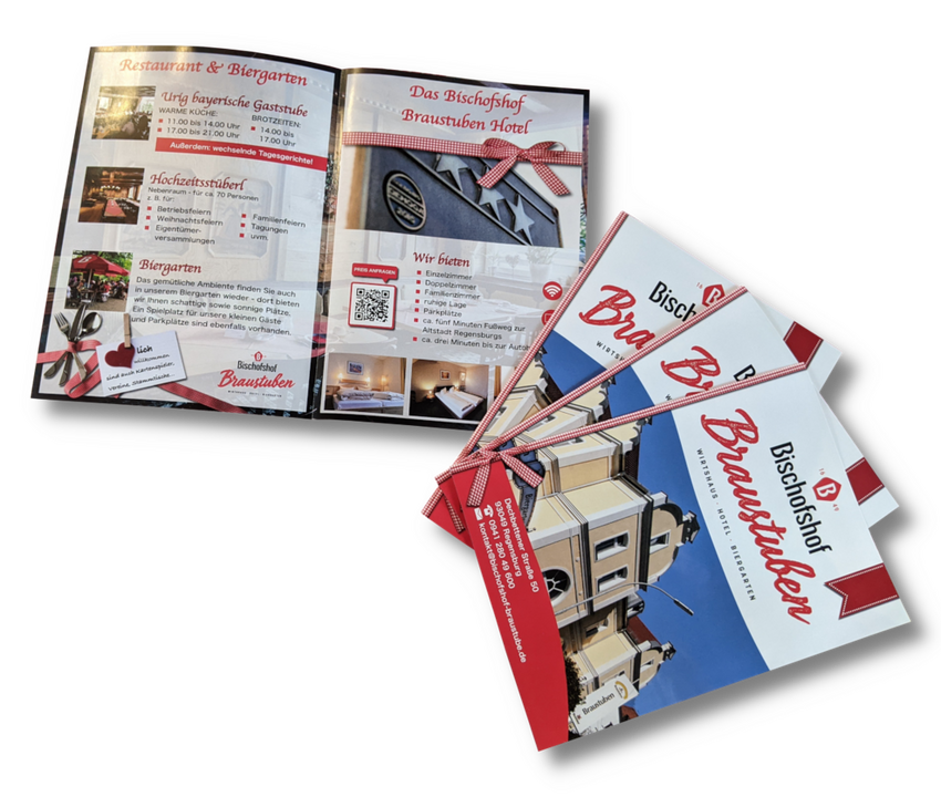 Flyer Bischofshof Braustuben, Regensburg