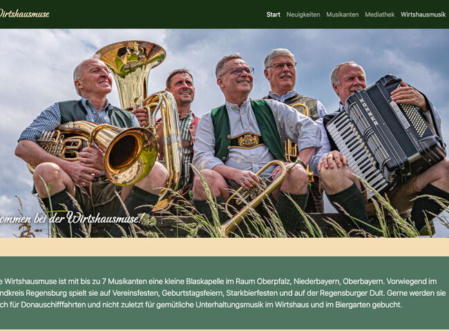 Startseite Website Wirtshausmuse 2025