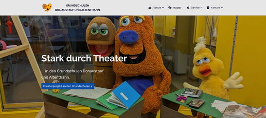 Startseite Website Grundschulen Donaustauf und Altenthann 2025