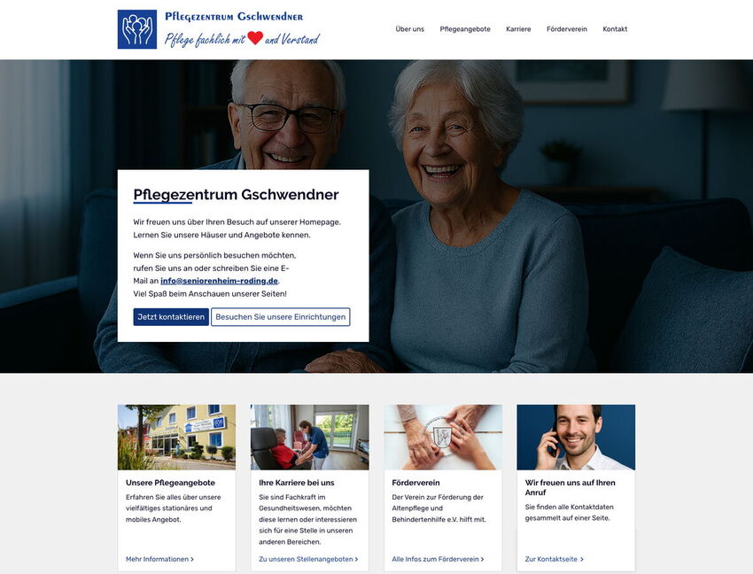 Startseite Pflegezentrum Gschwendner