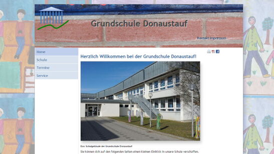 Startseite Website Grundschule Donaustauf 2014