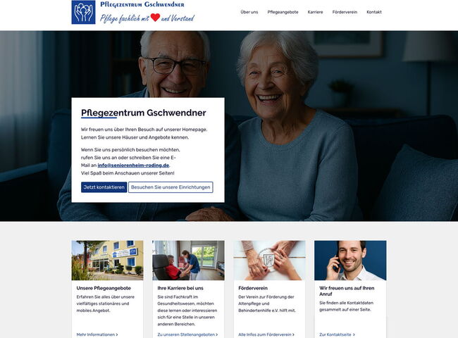 Startseite Pflegezentrum Gschwendner