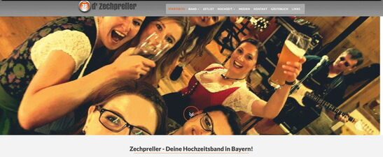 Startseite Website d`Zechpreller GbR 2018