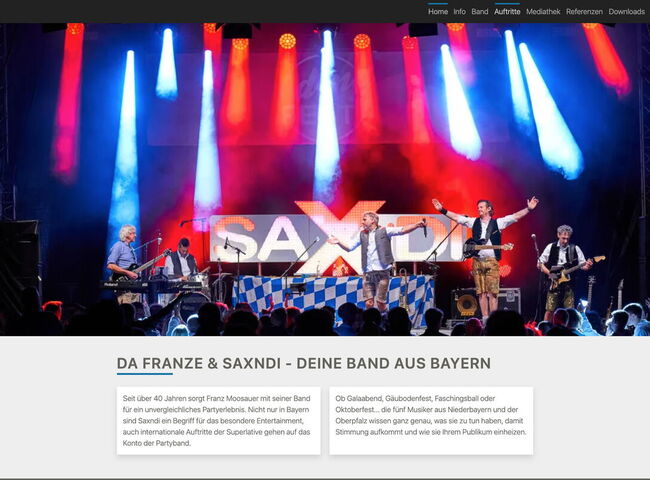 Startseite Website SAXNDI 2025
