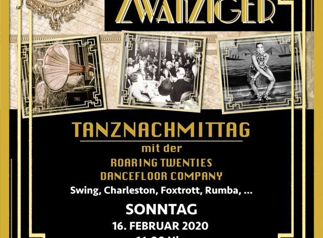 Druckvorlage Plakatreihe "Die goldenen Zwanziger"