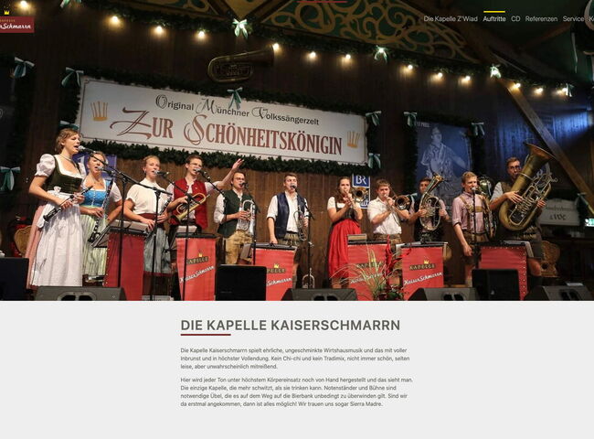 Startseite Website Kapelle Kaiserschmarrn 2022