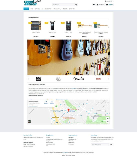 Startseite Webshop Sound Aktuell Guitars 2019