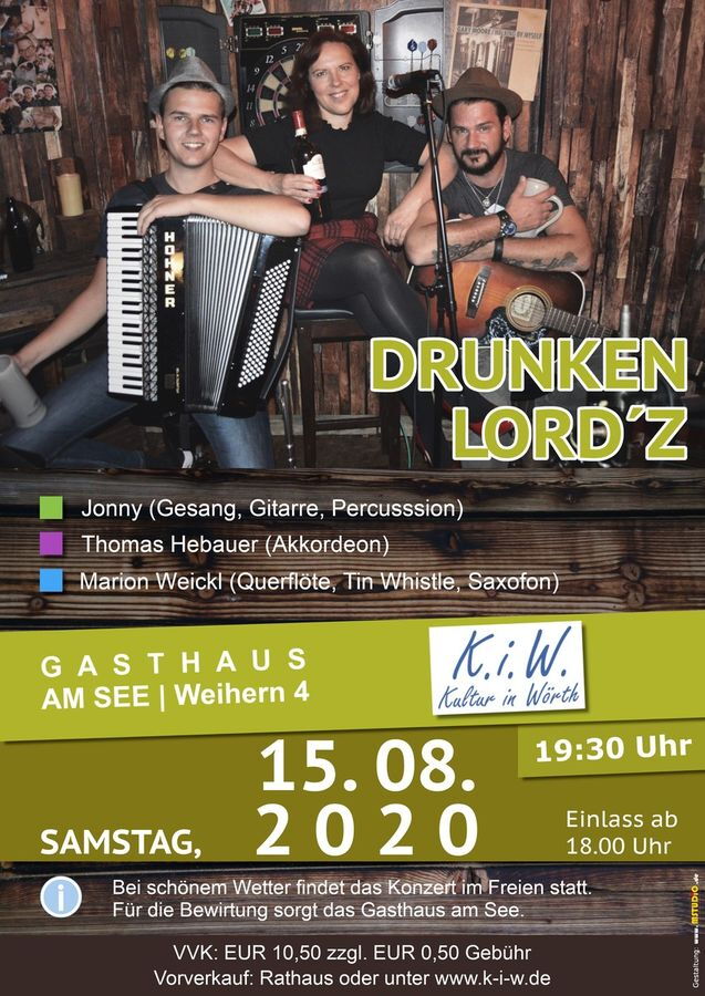 Druckvorlage Plakat Drunken Lord´z